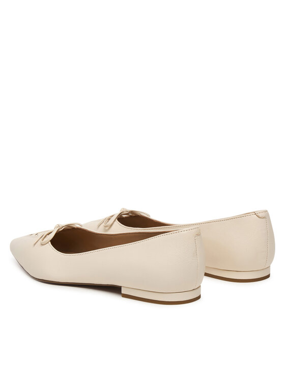LAUREN RALPH LAUREN Baleriny LAUREN RALPH LAUREN 802P06376003 Biały