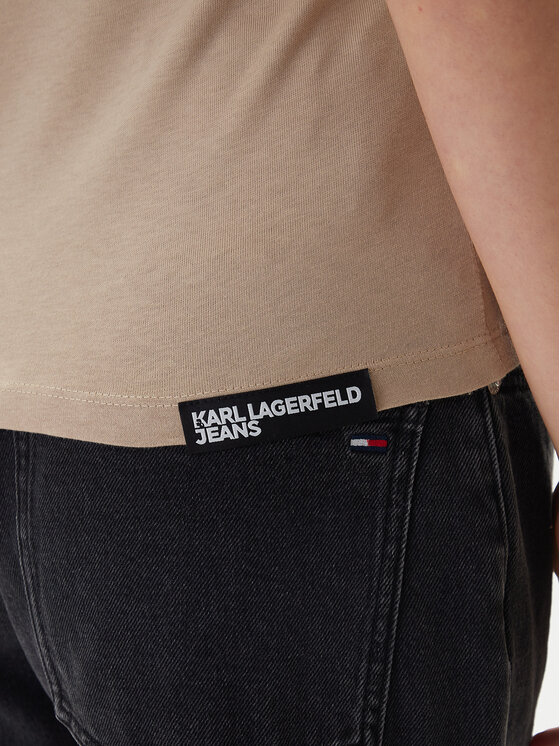 Karl Lagerfeld Jeans Karl Lagerfeld Jeans Camiseta A1W17004 Verde Slim Fit
