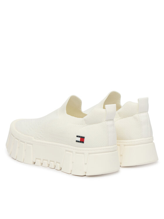 Tommy Jeans Tenisice Tommy Jeans Tjw Chunky Knit Sneaker EN0EN03014 Bijela