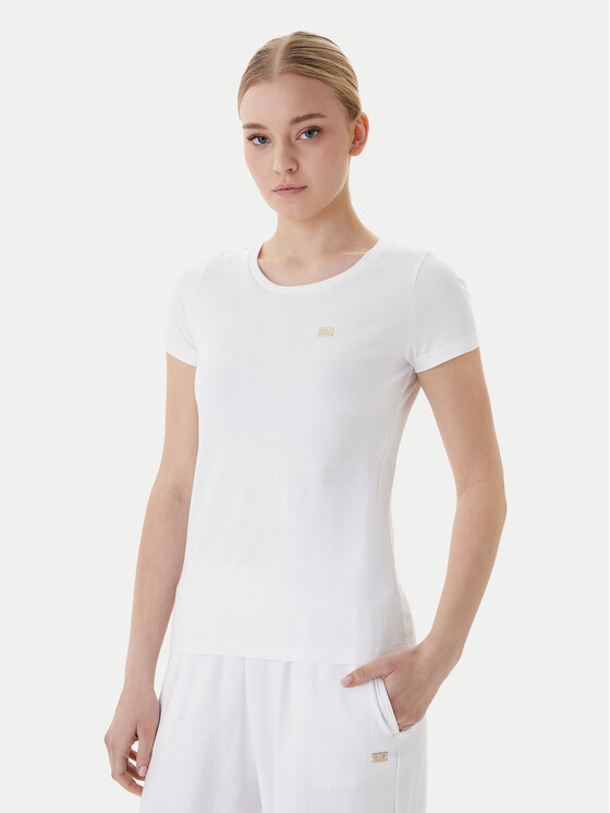 EA7 Emporio Armani EA7 Emporio Armani Camiseta 7W001045 AF10373 U0002 Blanco Slim Fit