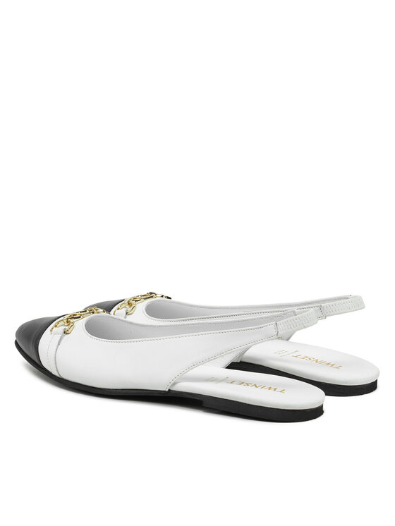 TWINSET Balerīnas TWINSET 251GCJ026 Balts