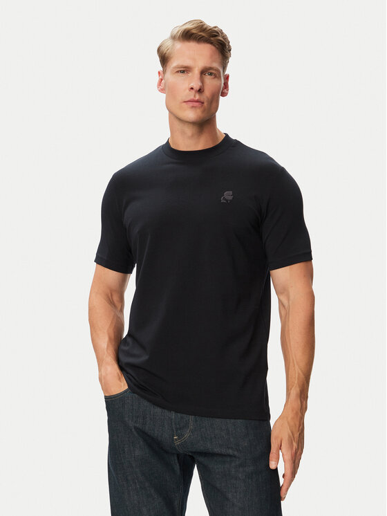 KARL LAGERFELD KARL LAGERFELD Camiseta 755750 563221 Azul marino Regular Fit