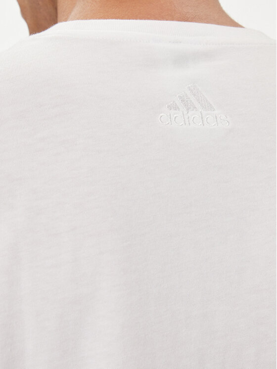 adidas adidas Póló Essentials Single Jersey Big Logo T-Shirt IC9349 Fehér Regular Fit