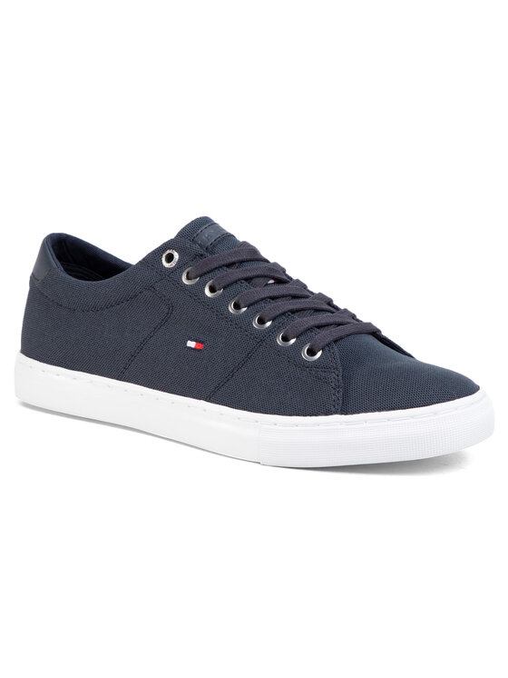 Tommy Hilfiger Zapatillas de tenis Tommy Hilfiger Seasonal Textile Sneaker FM0FM02687 Azul marino