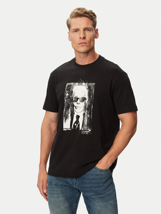 Karl Lagerfeld Jeans Karl Lagerfeld Jeans Camiseta B3M17006 Negro Regular Fit