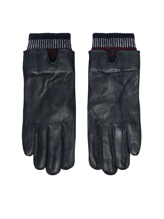 Tommy Hilfiger Vīriešu cimdi Tommy Hilfiger AM0AM12830 Tumši zils