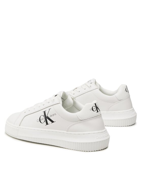 Calvin Klein Jeans Tenisice Calvin Klein Jeans Chunky Cupsole Mono Lh YM0YM00681 Bijela