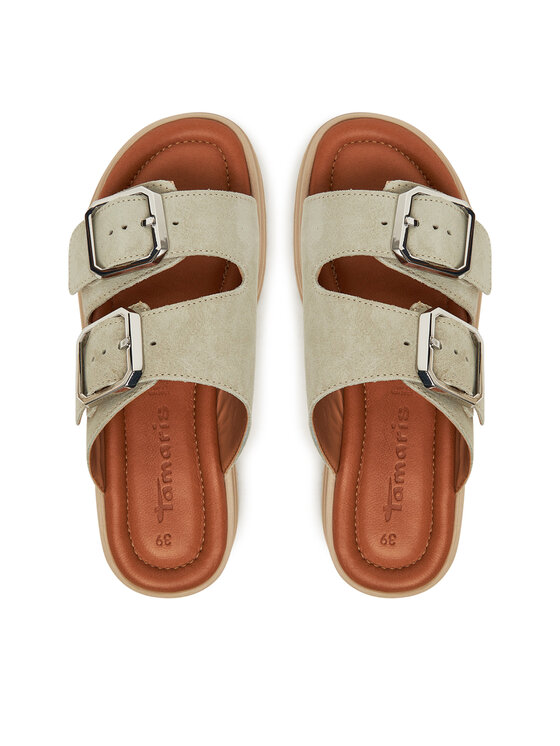 Tamaris Klapki Tamaris 1-27202-44 Zielony