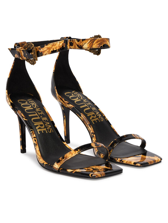 Versace Jeans Couture Босоніжки Versace Jeans Couture 80VA3S76 ZS366 G89 Чорний