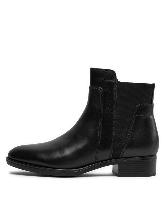 Geox Škornji Geox D Felicity F D84G1F 00043 C9999 Črna