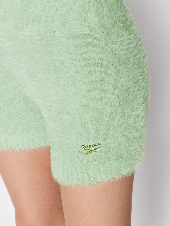Reebok Reebok Pantalones cortos de tela Cozy Legging H46811 Verde Fitted Fit