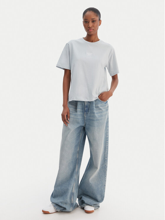 Reebok Reebok Camiseta Suzie RK25505CCW Celeste Relaxed Fit