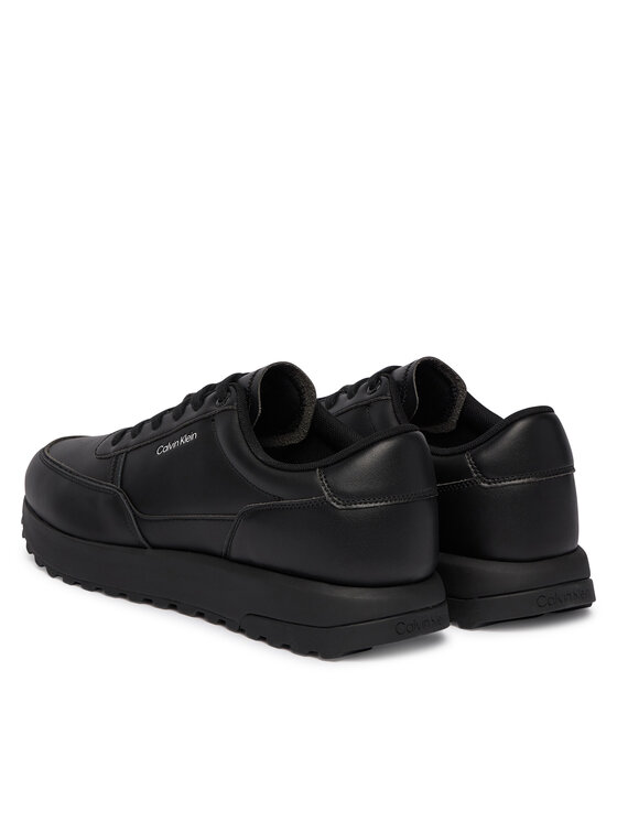 Calvin Klein Сникърси Calvin Klein City Runner Laceup Lth HM0HM02146 Черен