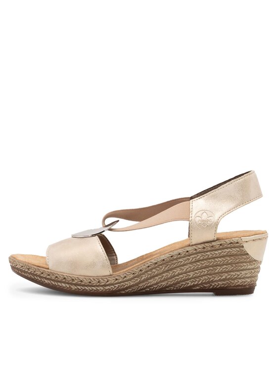 Rieker Sandali Rieker 624H6-60 Beige