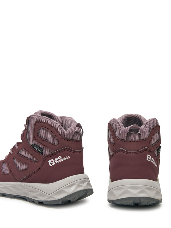 Jack Wolfskin Трекінгові черевики Jack Wolfskin Woodland 2 Texapore Mid K 4059831 Фіолетовий