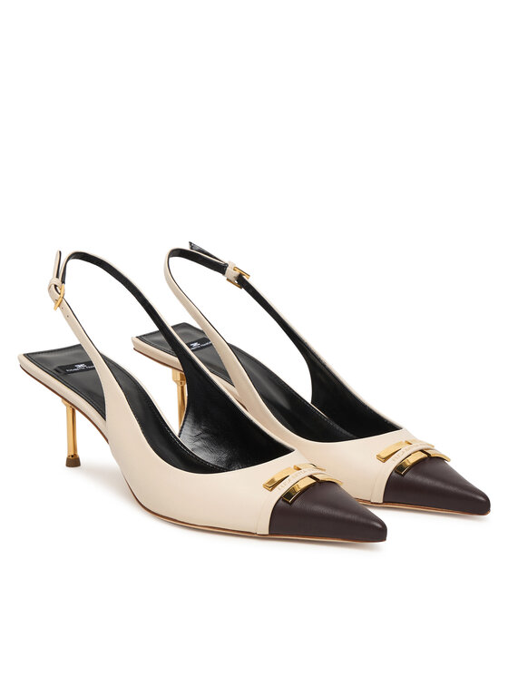 Elisabetta Franchi Туфлі Elisabetta Franchi SA57L61E2 Écru