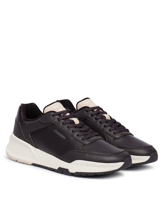 Calvin Klein Sneakers Calvin Klein City Runner Laceup Lth Mix HM0HM02309 Bordeaux