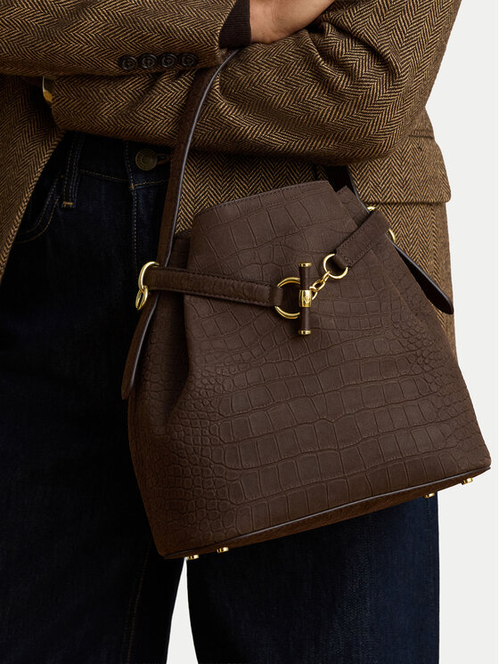 LAUREN RALPH LAUREN Rankinė LAUREN RALPH LAUREN 431P18459003 Tamsiai ruda