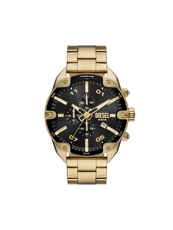 Diesel Годинник Diesel Spiked DZ4678 Золотий