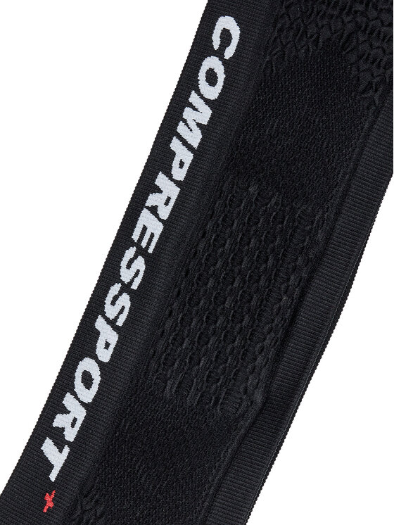 Compressport Textilná čelenka Compressport On/Off XBNU3909 Čierna