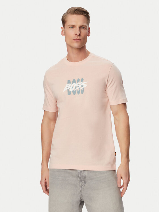 BOSS BOSS Camiseta Bass 50561850 Rosa Regular Fit