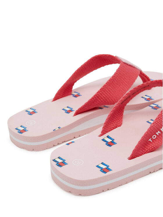 Tommy Hilfiger Джапанки Tommy Hilfiger T3A8-33807-0058X M Розов