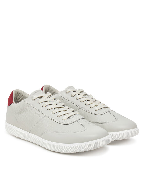 Calvin Klein Sneakers Calvin Klein Low Top Lace Up Tmbl Lth HM0HM01803 Beige