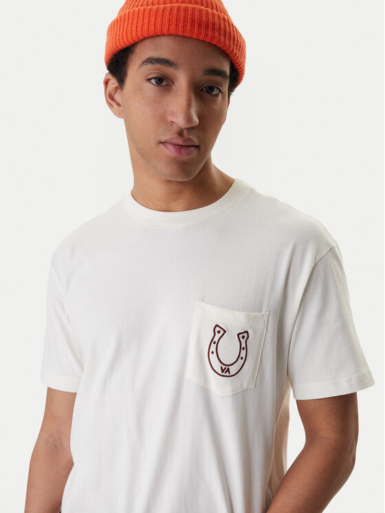 RVCA RVCA Camiseta Lucky You EVYZT00274 Écru Regular Fit