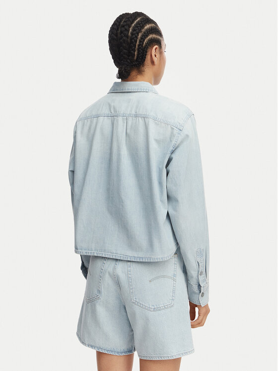 G-STAR G-Star Raw traper košulja Resort D29076-E356 Svijetlo plava Relaxed Fit