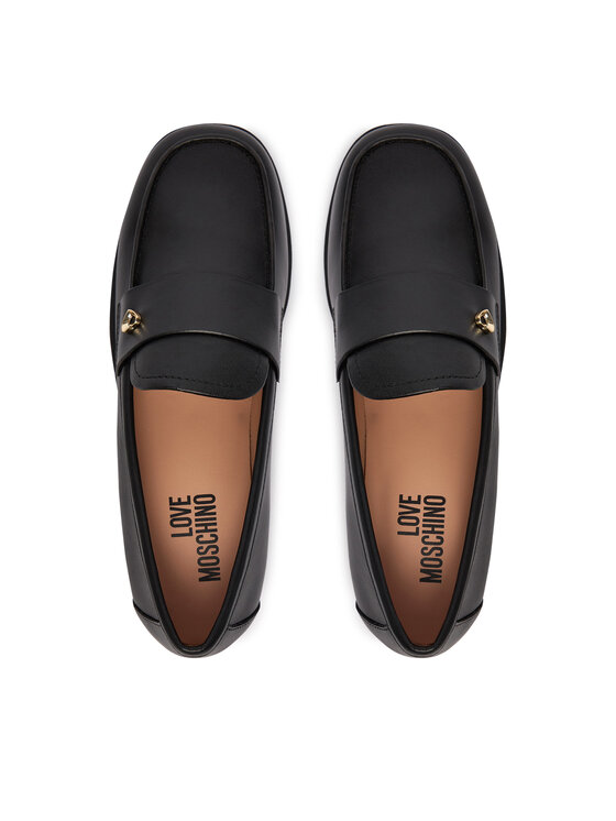 LOVE MOSCHINO Мокасини LOVE MOSCHINO JA10142G1OIA0000 Чорний