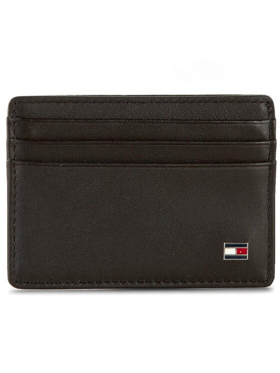 Tommy Hilfiger Estuche para tarjetas de crédito Tommy Hilfiger Eton Cc Holder AM0AM00653 Negro