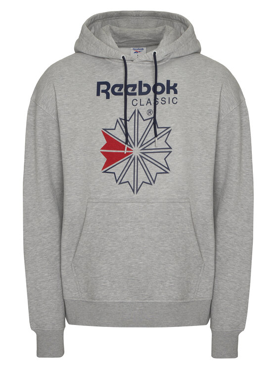 Reebok Reebok Felpa Hainrich RK25734CCM Grigio chiaro Regular Fit
