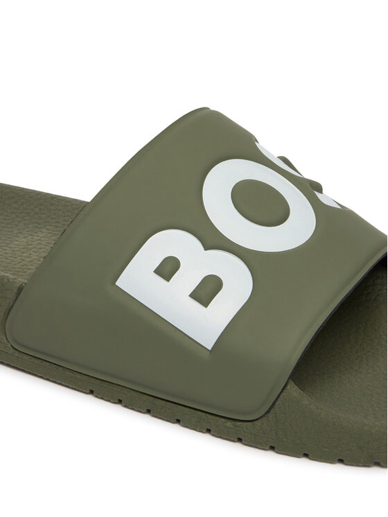 BOSS Шльопанці BOSS Aryeh 50536835 Зелений