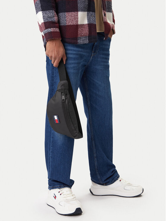 Tommy Jeans Marsupio﻿ Tommy Jeans Tjm Daily Tech Bumbag AM0AM13873 Nero