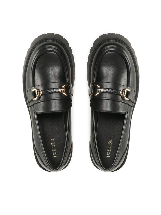 DeeZee Chunky loafers DeeZee H3657-2 Nero