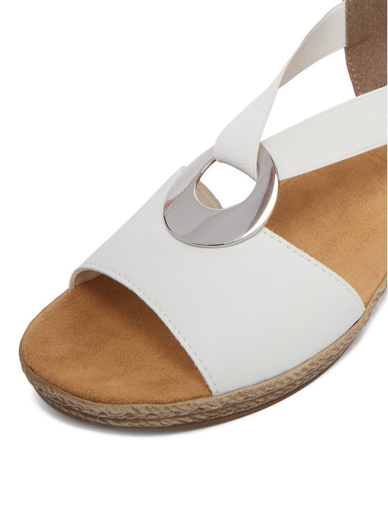 Rieker Sandale Rieker CEO-624H6-81 Alb