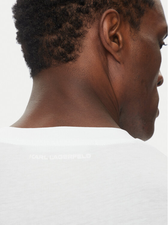 KARL LAGERFELD KARL LAGERFELD T-shirt 755710 500224 Bijela Regular Fit
