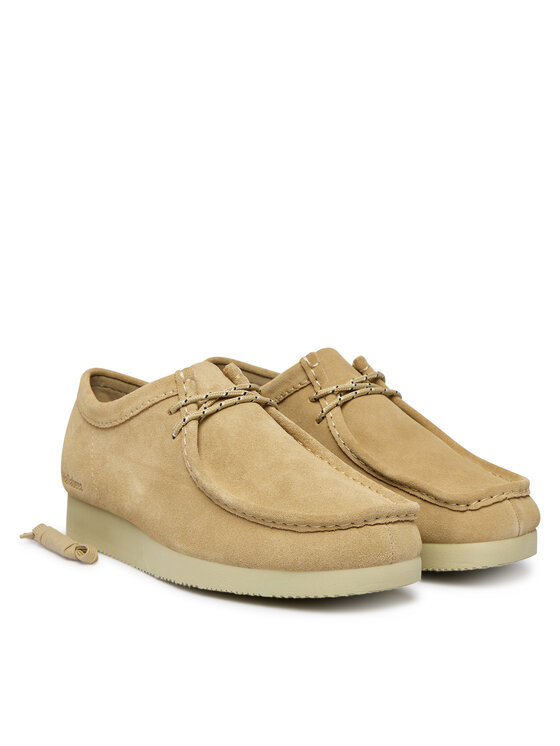 Clarks Туфлі Clarks Wallabee Lite 26327369 Бежевий