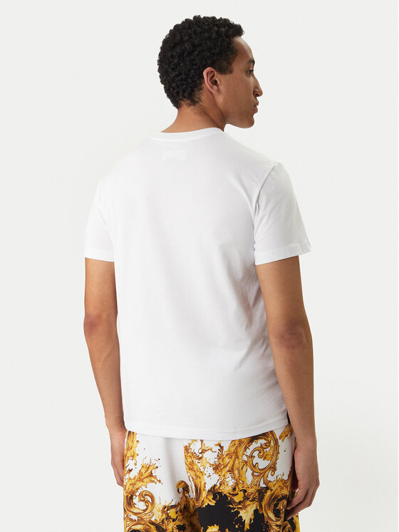 Versace Jeans Couture Versace Jeans Couture Camiseta 80GAH6SB JS541 Blanco Slim Fit