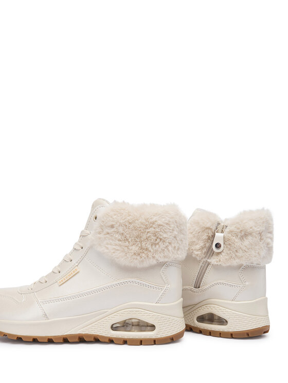 Skechers Šnurovacia obuv Skechers Uno Rugged 167821/OFWT Biela
