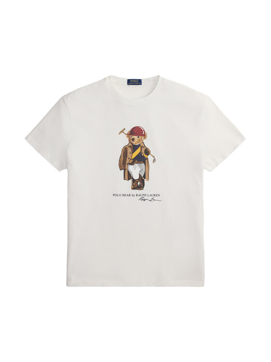 Polo Ralph Lauren Polo Ralph Lauren Camiseta 710B16611001 Blanco Slim Fit