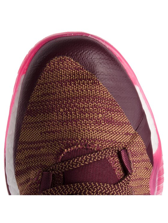 adidas Tekaški čevlji adidas PureBoost X Trainer 3.0 DA8968 Bordo rdeča