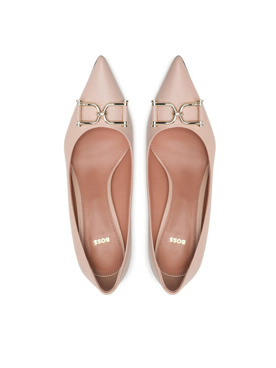 BOSS Lodičky BOSS Olivia Pump 70E-C 50470453 10158393 01 Béžová