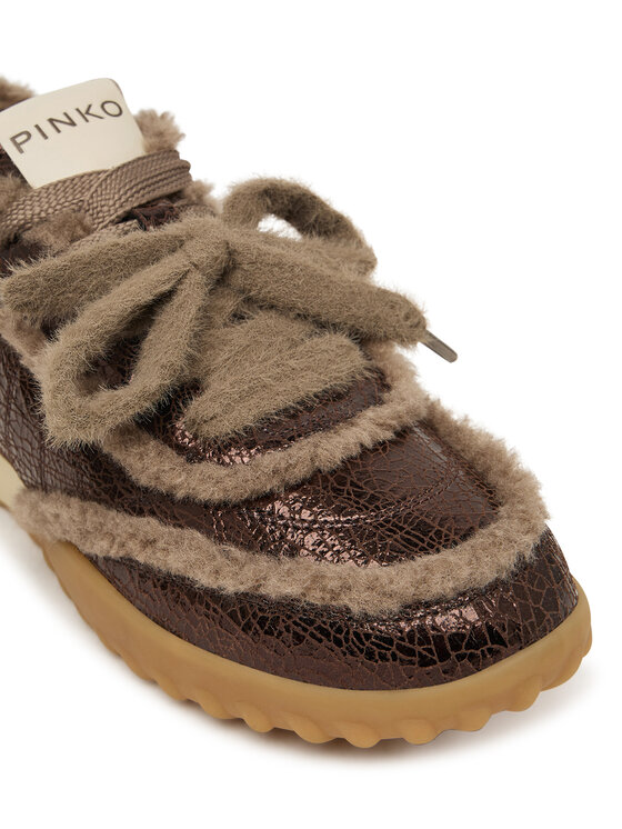 PINKO Sneakersy PINKO Gea 02 SS0179P156 Brązowy