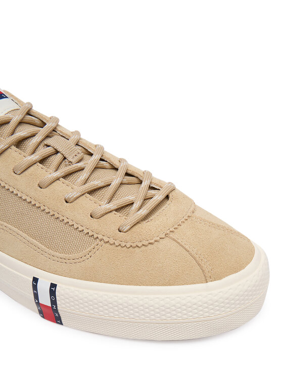 Tommy Jeans Tenisky Tommy Jeans Archive Vulc Y2K EM0EM01760 Tmavě béžová