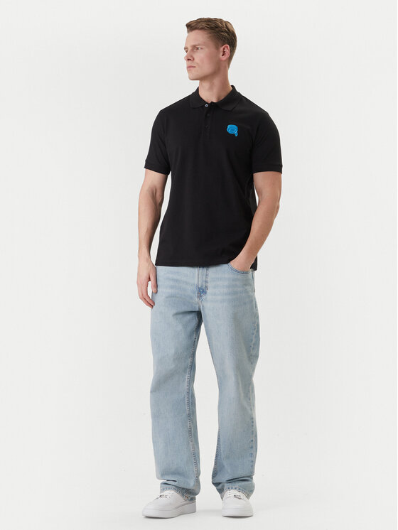 KARL LAGERFELD KARL LAGERFELD Polo 745015 562231 Negro Regular Fit
