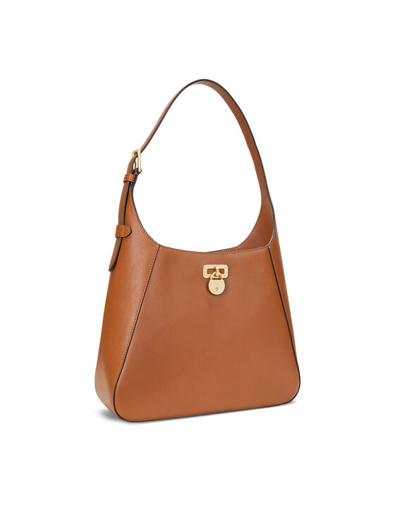 LAUREN RALPH LAUREN Τσάντα LAUREN RALPH LAUREN Large Tanner Shoulder Bag 431956790001 Καφέ