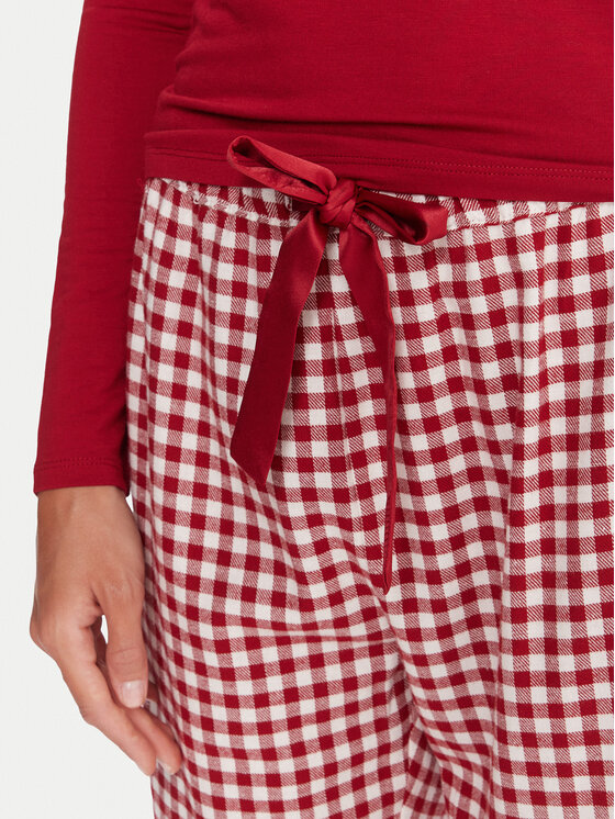 Hunkemöller Hunkemöller Pijama 302780 Rojo Regular Fit