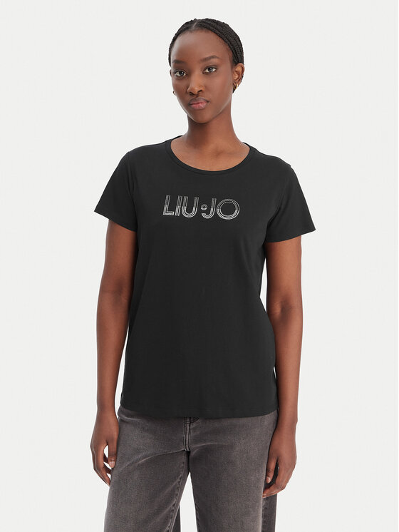 Liu Jo Sport Liu Jo Sport Camiseta TA6056 JS923 Negro Regular Fit