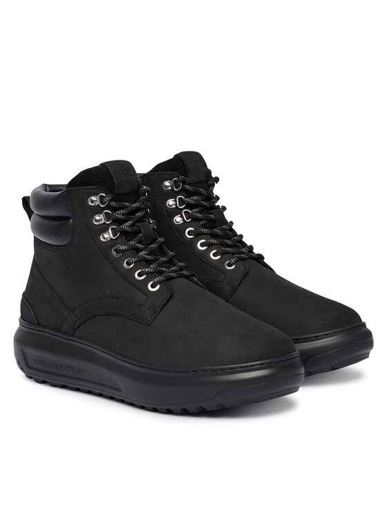 KARL LAGERFELD Trappers KARL LAGERFELD 8 Kapri Lug KL57548 Negru